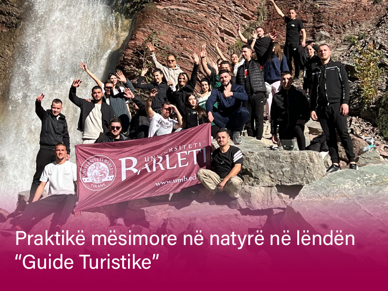 Praktikë mësimore në terren: Guidë turistike në Ujvarën e Shëngjergjit