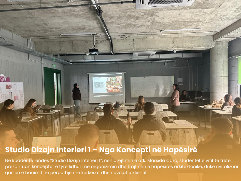 Studio Dizajn Interieri 1 – Nga Koncepti në Hapësirë