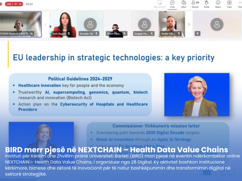 Pjesëmarrje në event ndërkombëtar për inovacion dhe të dhëna digjitale