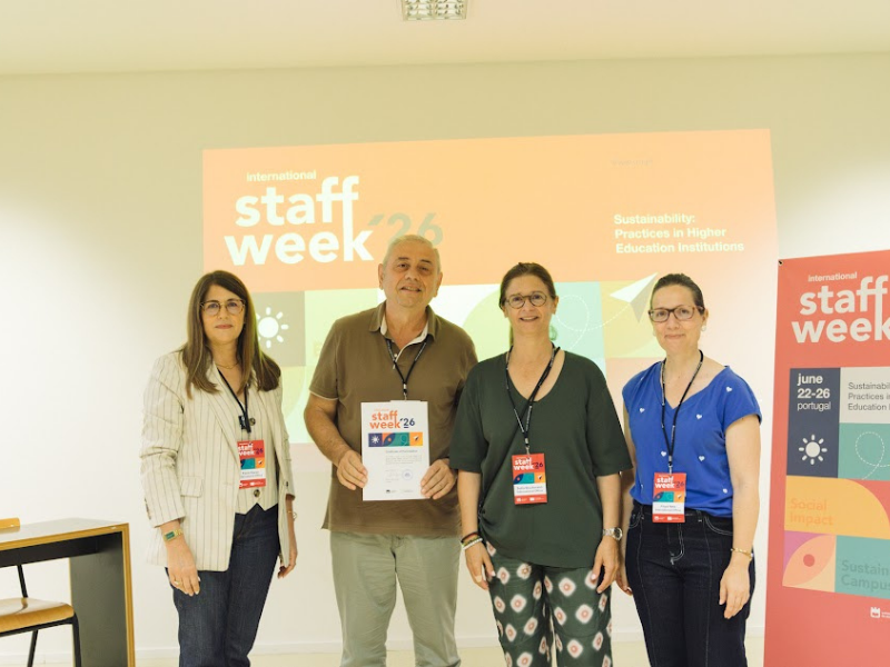 Pedagogë  të Universitetit ‘Barleti’ në Javën e Stafit Ndërkombëtar në Universitetin Aveiro Portugali.