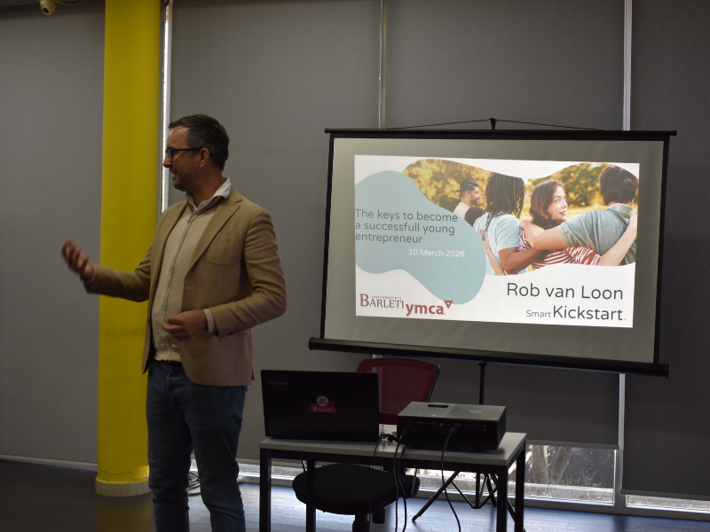 Nga ideja te sipërmarrja: Rob Van Loon në Universitetin Barleti