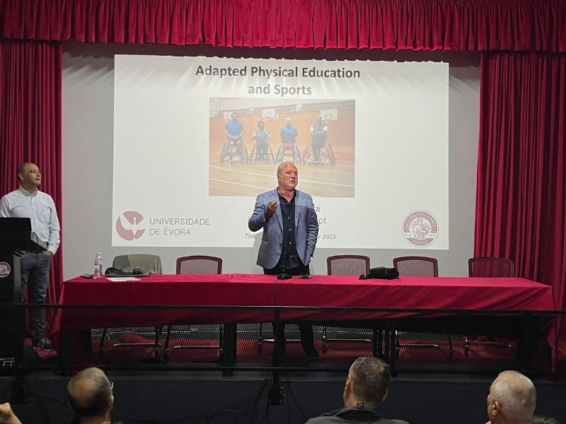 Leksion i hapur me PhD. José Marmeleira në Universitetin Barleti