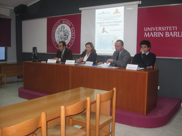 Drejtësia sociale në Universitetin Barleti