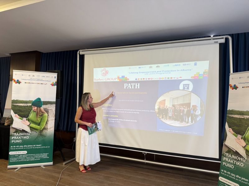 Universiteti Barleti prezanton rezultatet e projektit LEAP në Takimin Rajonal në Shëngjin