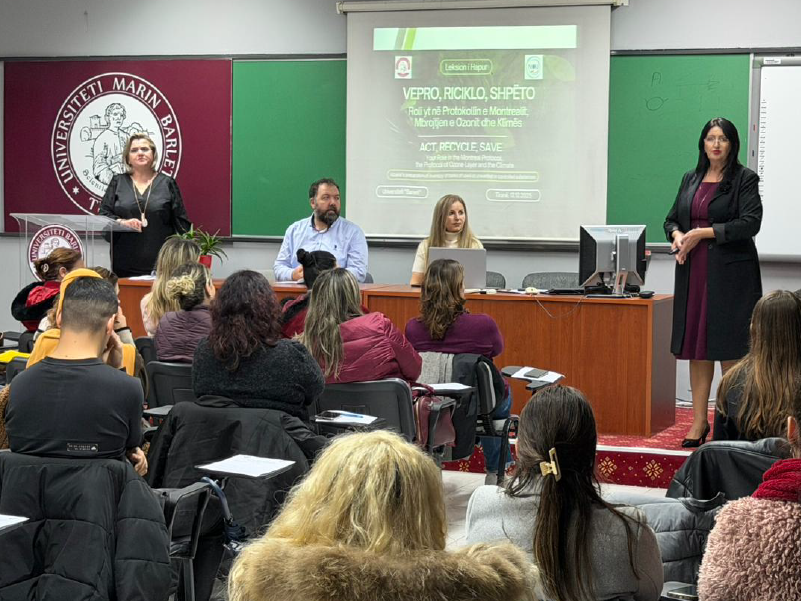 Projekti i Ozonit UniBa: Orë e hapur me 93 mësues në detyrë nga e gjithë Shqipëria për forcimin e edukimit mjedisor