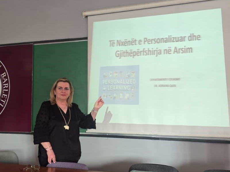 “Të Nxënët e Personalizuar dhe Gjithëpërfshirja në Arsim” – Orë e Hapur me Studentët e Masterit Profesional