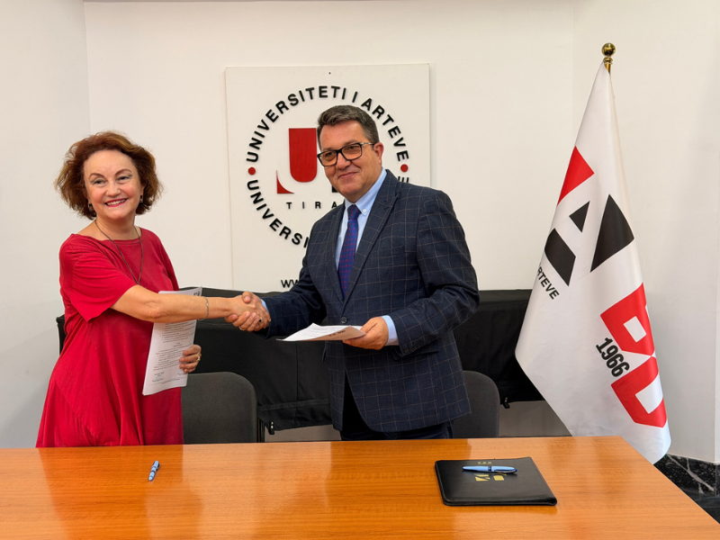 Universiteti Barleti dhe Universiteti i Arteve nënshkruajnë marrëveshje bashkëpunimi për zhvillimin e artit, dizajnit dhe industrive kreative