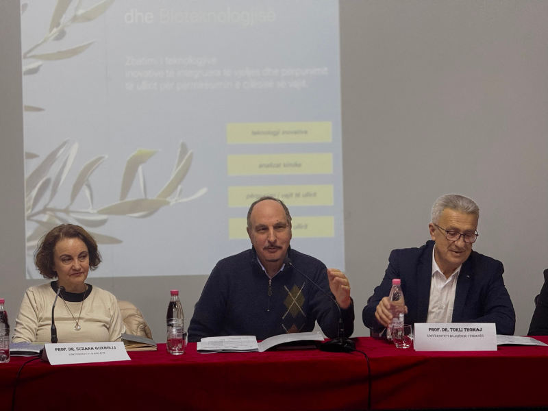 Konferenca në UniBa: Rezultatet e Para të Teknologjive Inovative për Vaj Ulliri më Cilësor