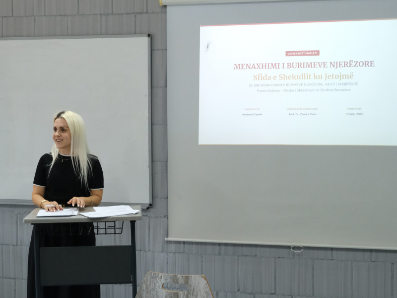 Mbrojtja e Diplomave të Masterit në Politika Evropiane dhe Administrim Publik