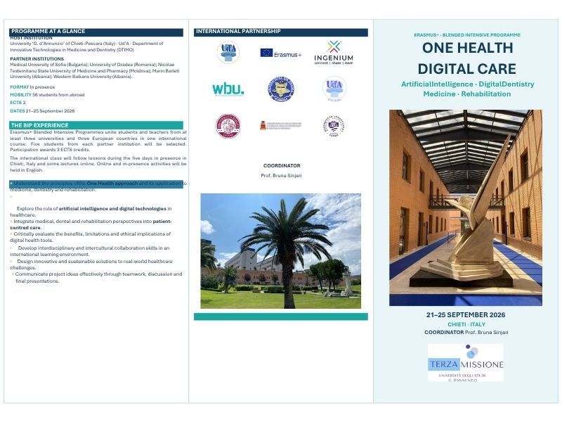Pjesëmarrja e Universitetit Barleti në Erasmus+ BIP “One Health Digital Care” 