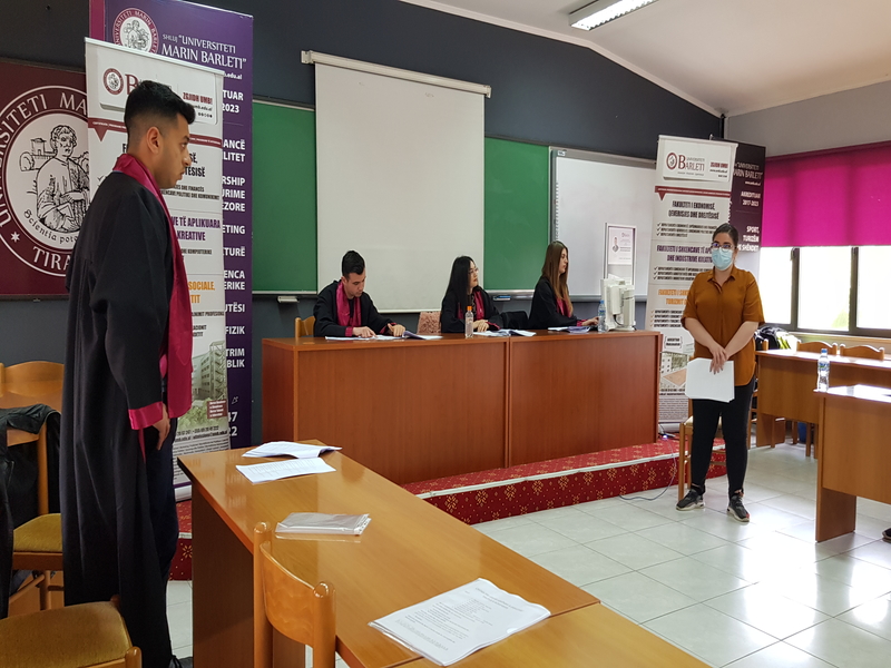 Klubi “Ligj dhe Demokraci” zhvilloi Gjyqin Simulues, sipas modelit të Gjykatës Penale, Rrethi Gjyqësor Tiranë
