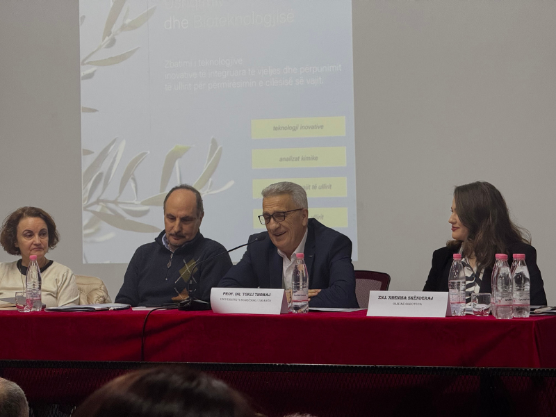 Konferenca në UniBa: Rezultatet e Para të Teknologjive Inovative për Vaj Ulliri më Cilësor