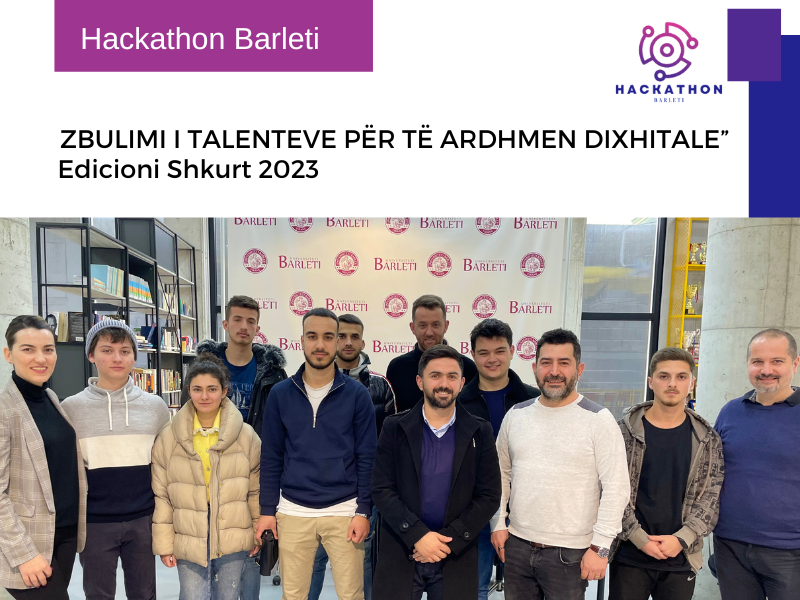 “BARLETI HACKATHON” - zbulimi i talenteve për të ardhmen digjitale