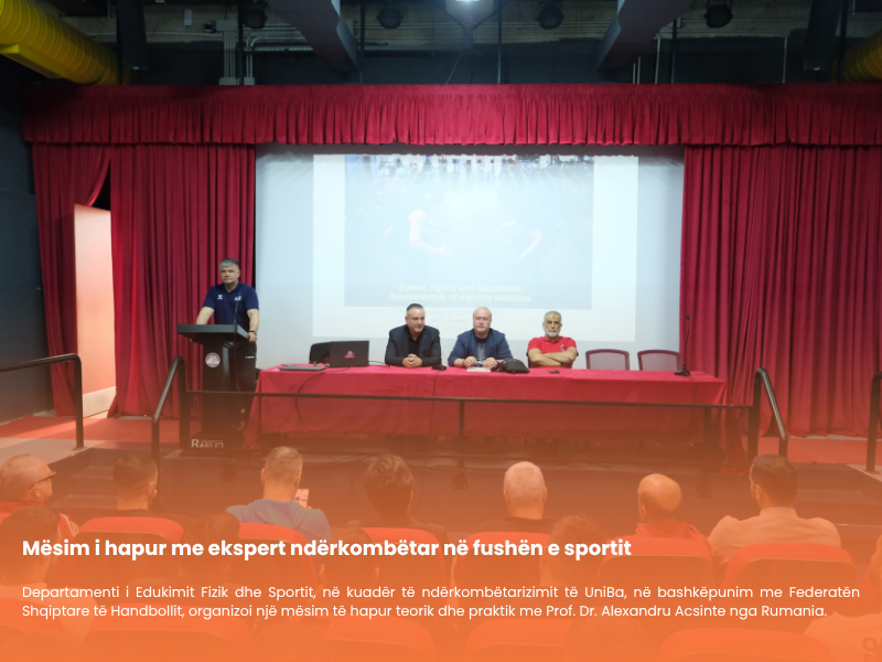 Eksperiencë ndërkombëtare në fushën e sportit