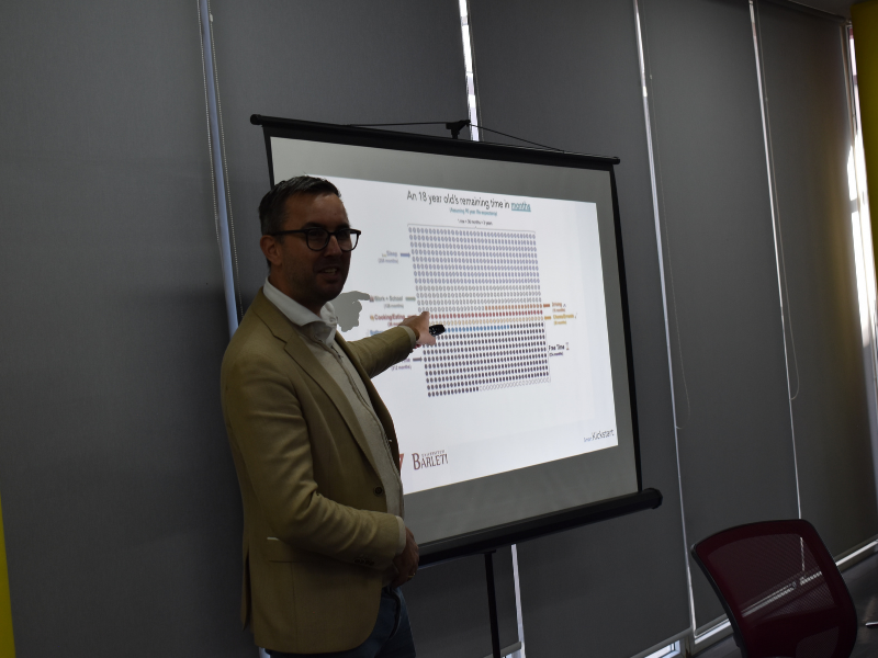 Nga ideja te sipërmarrja: Rob Van Loon në Universitetin Barleti