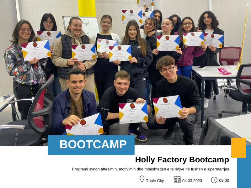 Bootcamp-i më i famshëm në Tiranë, Holly Factory