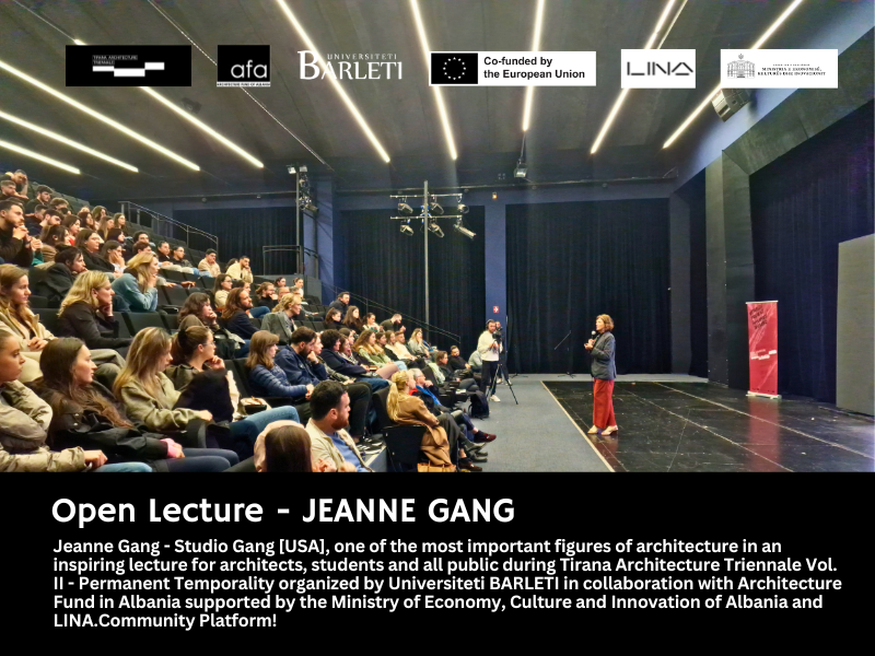 Jeanne Gang në Trienalen e Arkitekturës së Tiranës