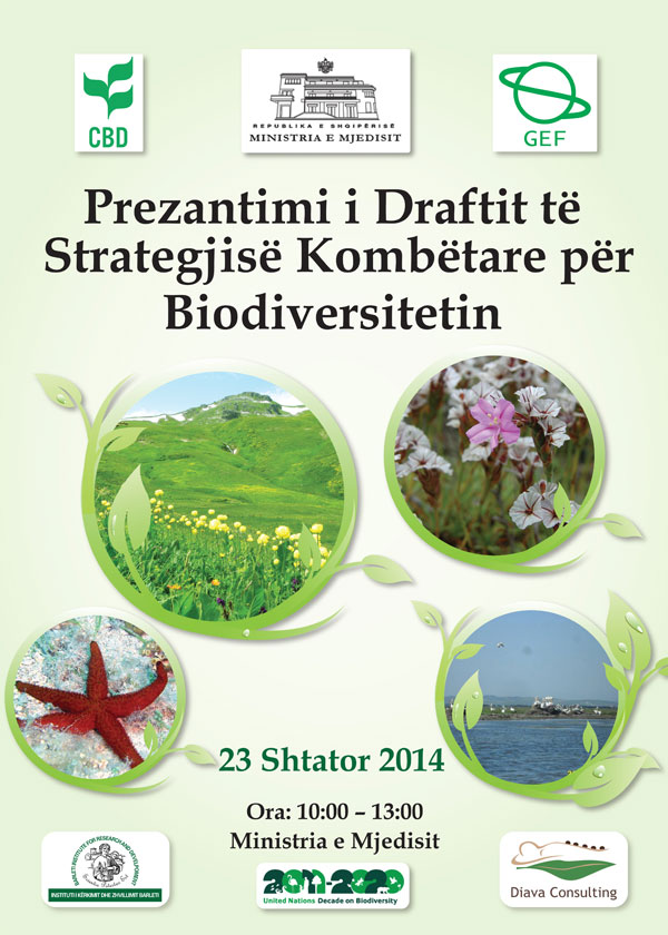 Prezantimi i Draftit të Strategjisë Kombëtare për Biodiversitetin