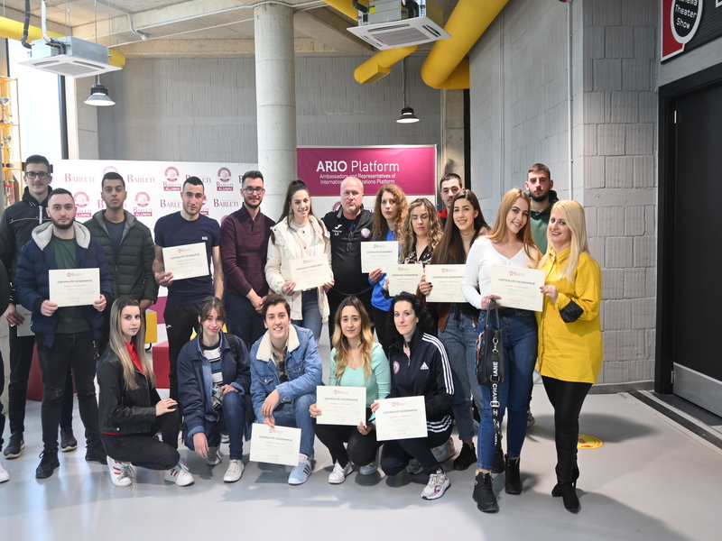 Ceremonia e ndarjes së çmimeve Kampionati i I-rë Qitjes në UniBa