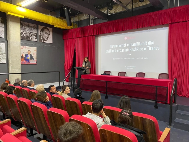 Open Lecture - I ftuar arkitekti Frida Pashako