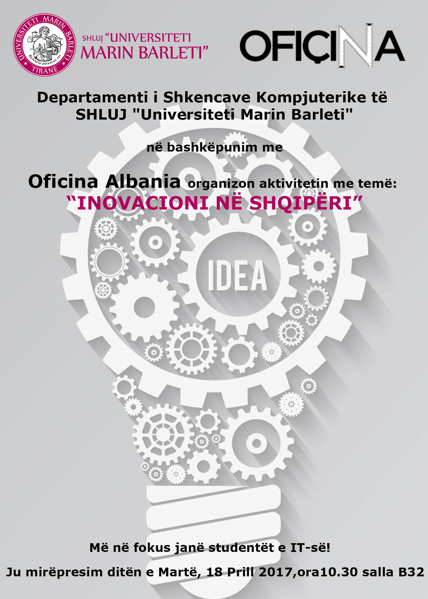 Aktivitet: Inovacioni në Shqipëri