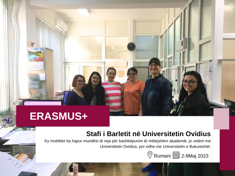 Stafi i Barletit në Universitetin Ovidius, Rumani