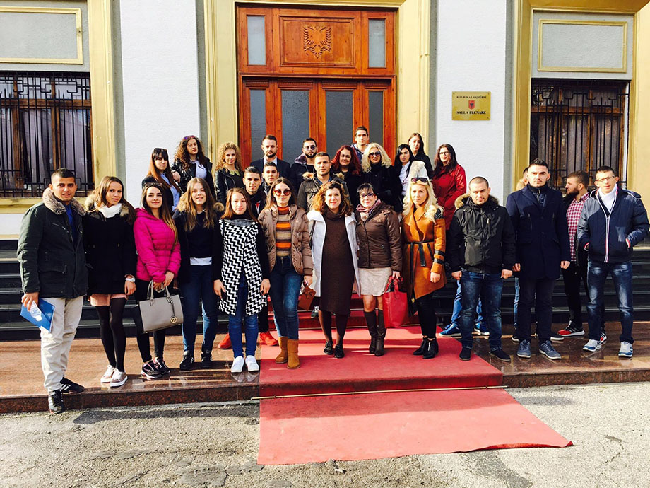 Vizitë studimore në Parlamentin e Shqipërisë, datë 1 dhjetor 2016