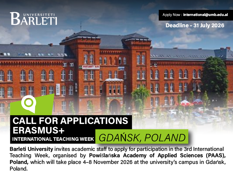 Thirrje për Aplikime – Java Ndërkombëtare e Mësimdhënies Erasmus+ në Powiślańska Academy of Applied Sciences, Poloni