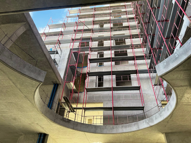 Vizita e Studentëve të Arkitektures në Kantierin e 