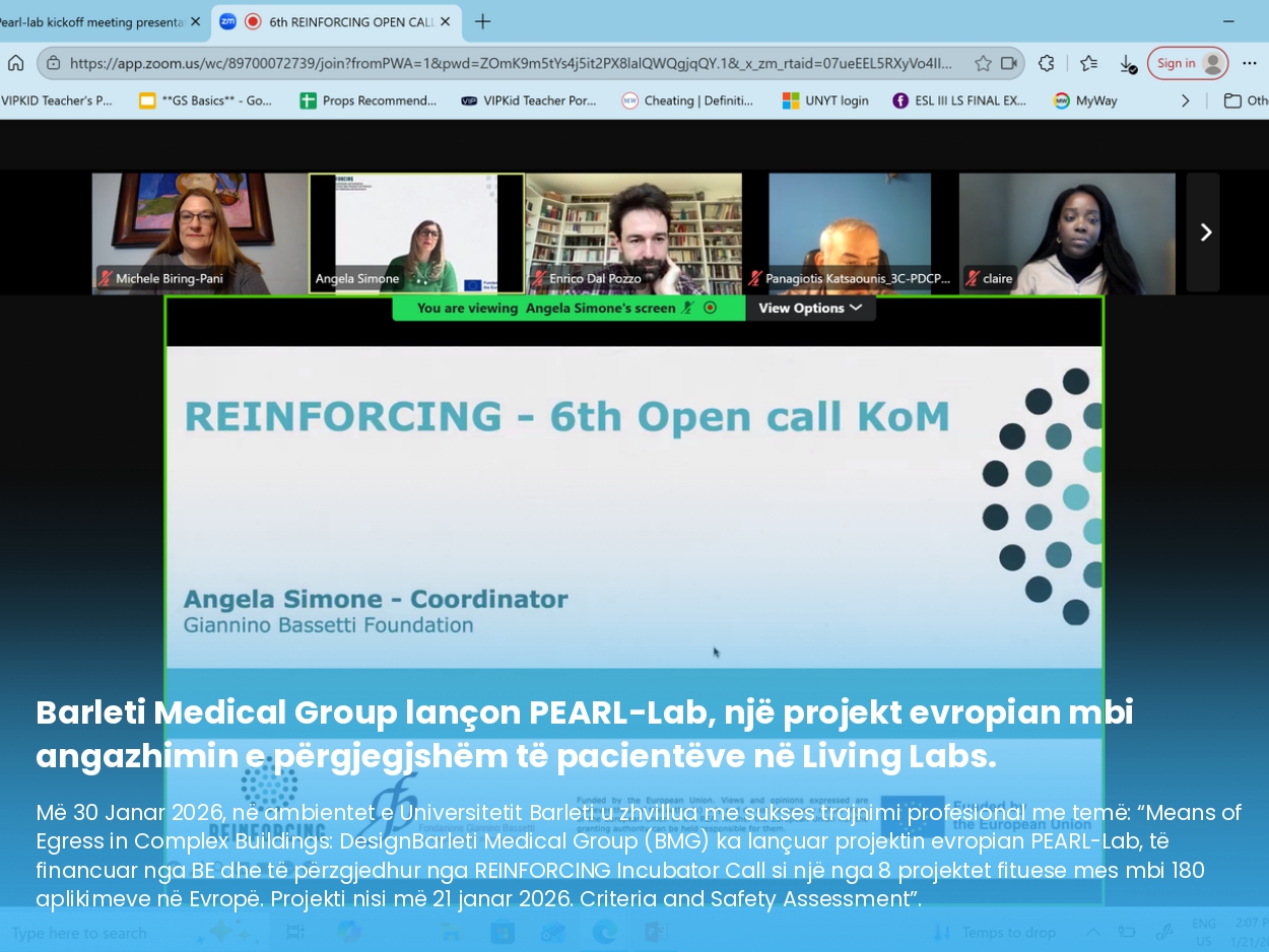 Barleti Medical Group prezanton PEARL-Lab