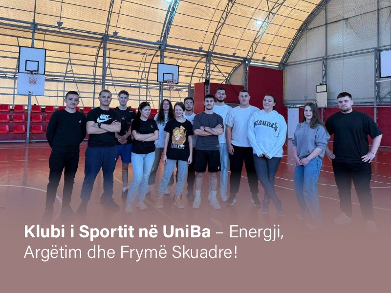 Klubi i Sportit në UniBa – Energji, Argëtim dhe Frymë Skuadre!