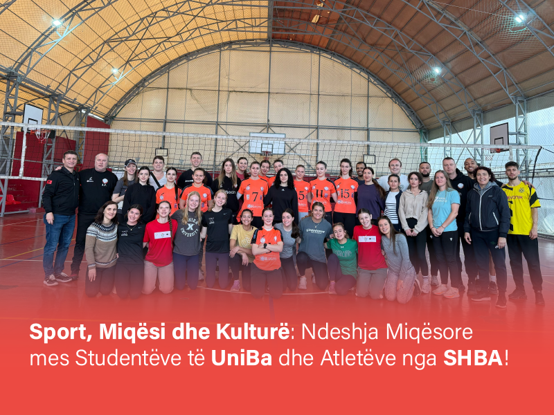 Sport, Miqësi dhe Kulturë: Ndeshja Miqësore mes Studentëve të UniBa dhe Atletëve nga SHBA! 