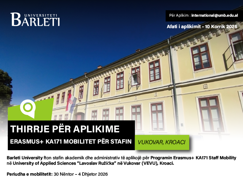 Erasmus+ KA171 Mobilitet për Stafin – Kroaci