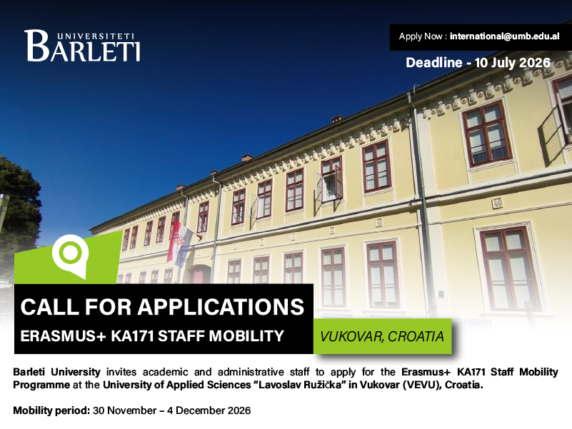 Erasmus+ KA171 Mobilitet për Stafin – Kroaci